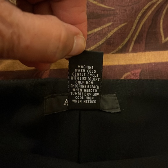 New black rayon/nylon/spandex wide leg pants from Macys - Picture 4 of 5